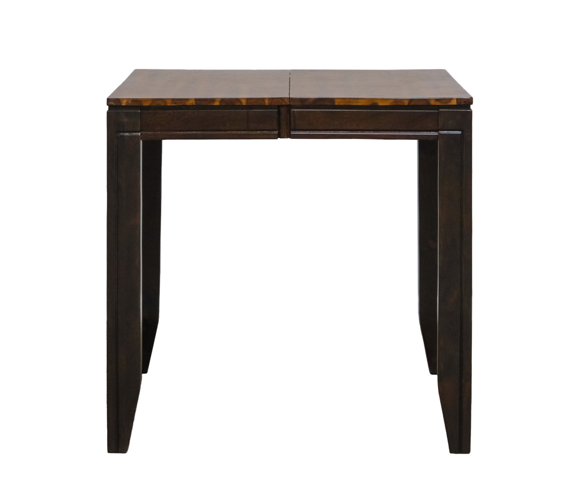 Timberline Brown Gathering Height Table Brown Solid Wood