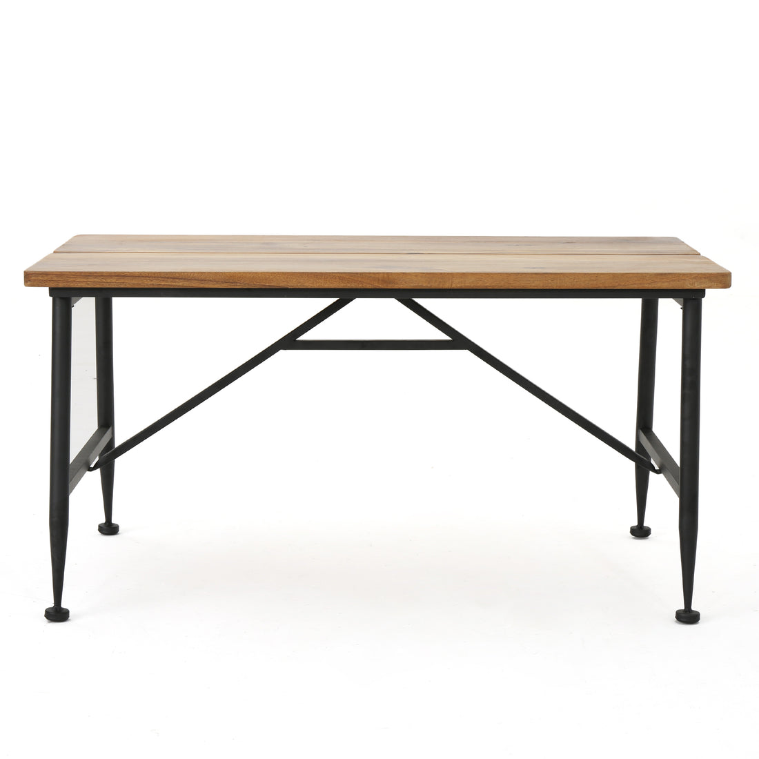 Ocala Industrial Wood Metal Coffee Table - Black