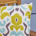 Yellow Flower Outdoor Square Pillow - Multi