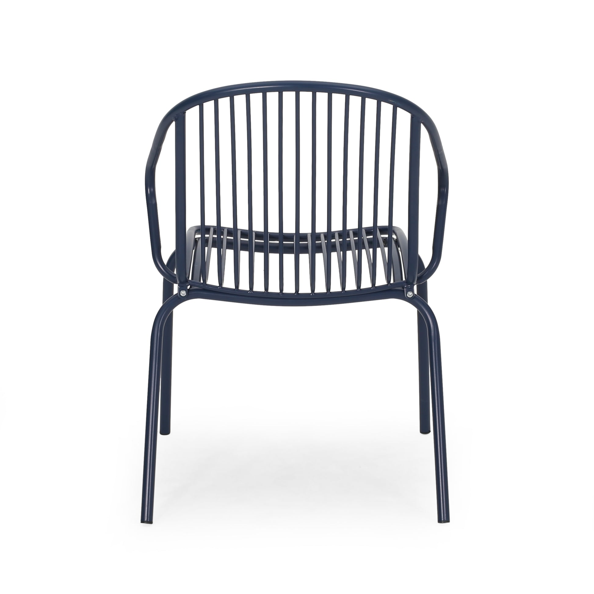 Boston Chair Navy Blue Iron