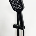 Handheld Shower With Slide Bar And Hose Matte Black Stainless Steel