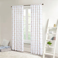 Pom Pom Embellished Curtain Panel Only 1 Pc Panel White Polyester