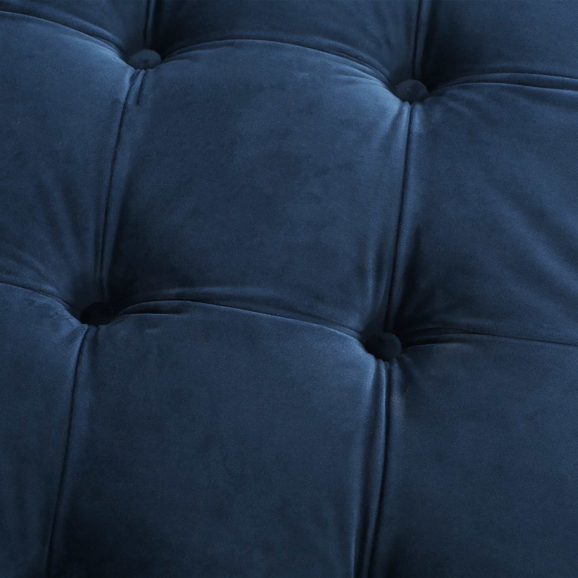 Ottoman Blue Velvet