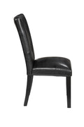 Sterling 5 Piece Dining Set Black Black Wood