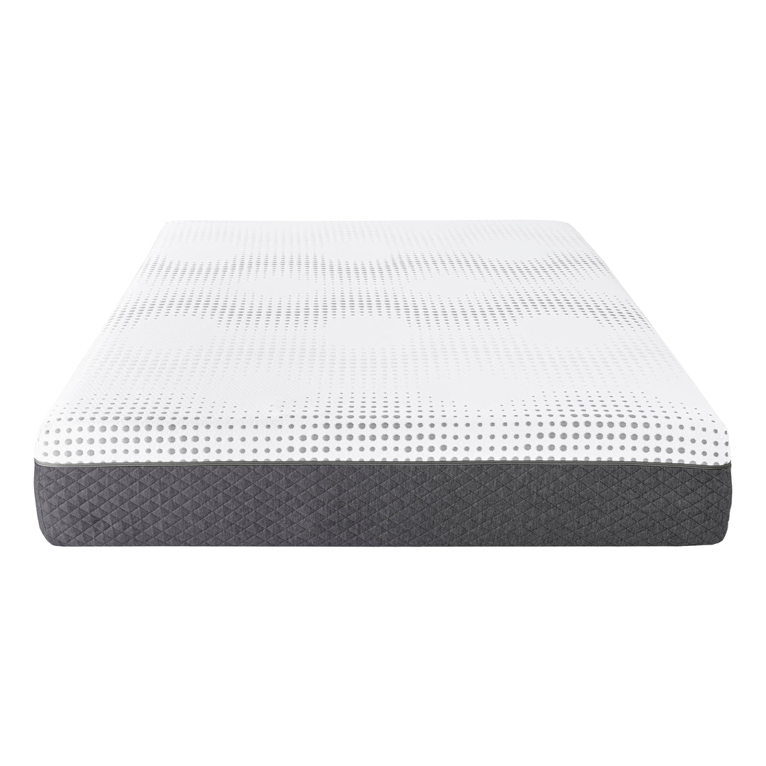 12" Eastern King Mattress Green Tea Gel Infused Memory Foam Hybrid Mattress, Plush Foam Pocket Coils, Mattress In A Box, Comfortable Sleep Mattress White Bedroom Foam Spring King