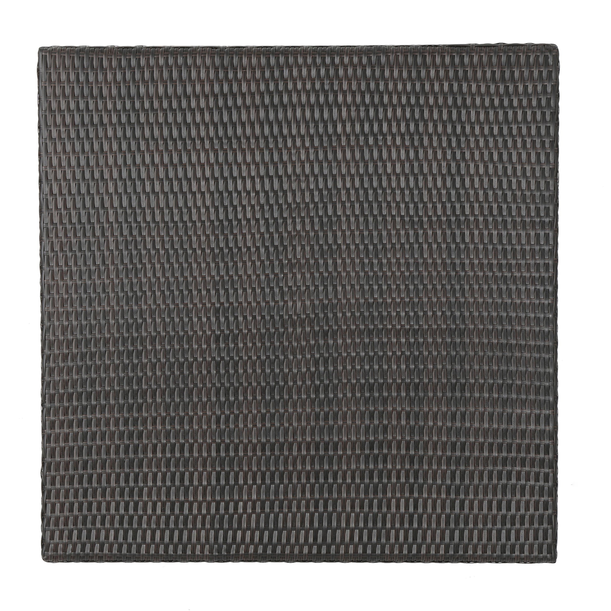 Corsica Sq Dining Table Brown Polyethylene