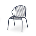Boston Chair Navy Blue Iron