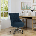 Office Chair Navy Blue Fabric