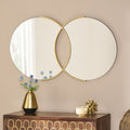 Wall Mirror Gold Iron