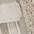 Woven Texture Stripe Bath Rug 22