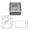 17 Inch Undermount Sink 17