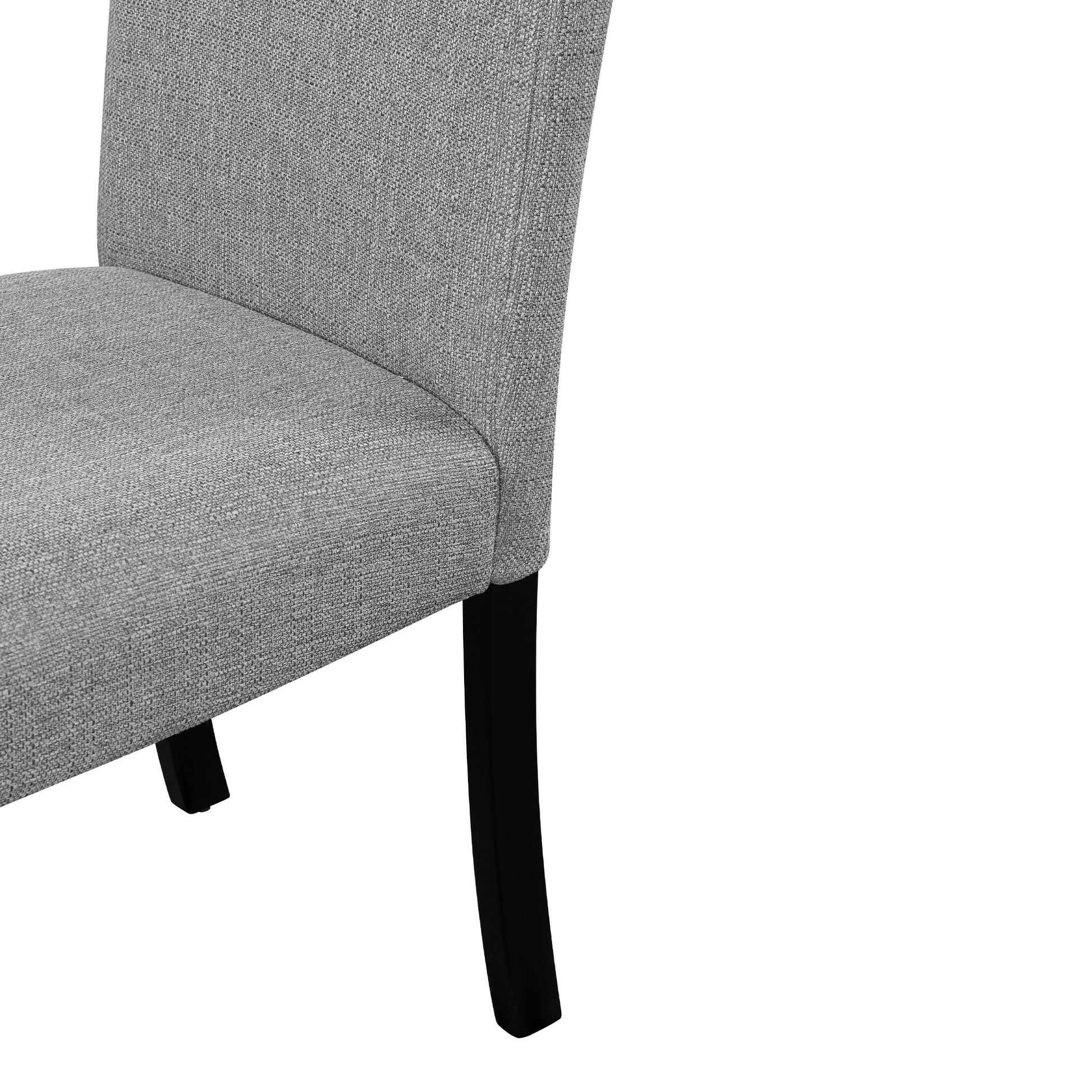 5 Piece Round Dining Table Set, 43 Inch Modern Dining Table And 4 Upholstered Chairs For Dining Room, Kitchen Room, Living Room, Easy Assembly Upholstered Chair Grey Black Dining Room American Design,Farmhouse,Mid Century Modern,Modern Round Round Fabric