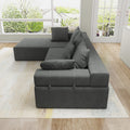 Modern Upholstered Sectional Sofa Couch Set,Modular 108