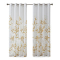 Burnout Printed Curtain Panel Multicolor Polyester