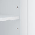 Tall Bathroom Storage Cabinet, Freestanding Storage Cabinet With Hook And Adjustable Shelf, Mdf Board, White White 2 Mdf