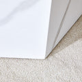 Modern Mdf Coffee Table, With Complex Texture Patterns, Style And Texture Coffee Table To Redefine Your Interior Decoration And Enhance Your Living Space, Stylish And Durable Design White Mdf