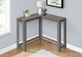 Accent Table, Console, Entryway, Narrow, Corner, Living Room, Bedroom, Grey Laminate, Contemporary, Modern Grey Particle Board