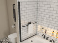 Bath Tub Pivot Shower Screen, With 1 4