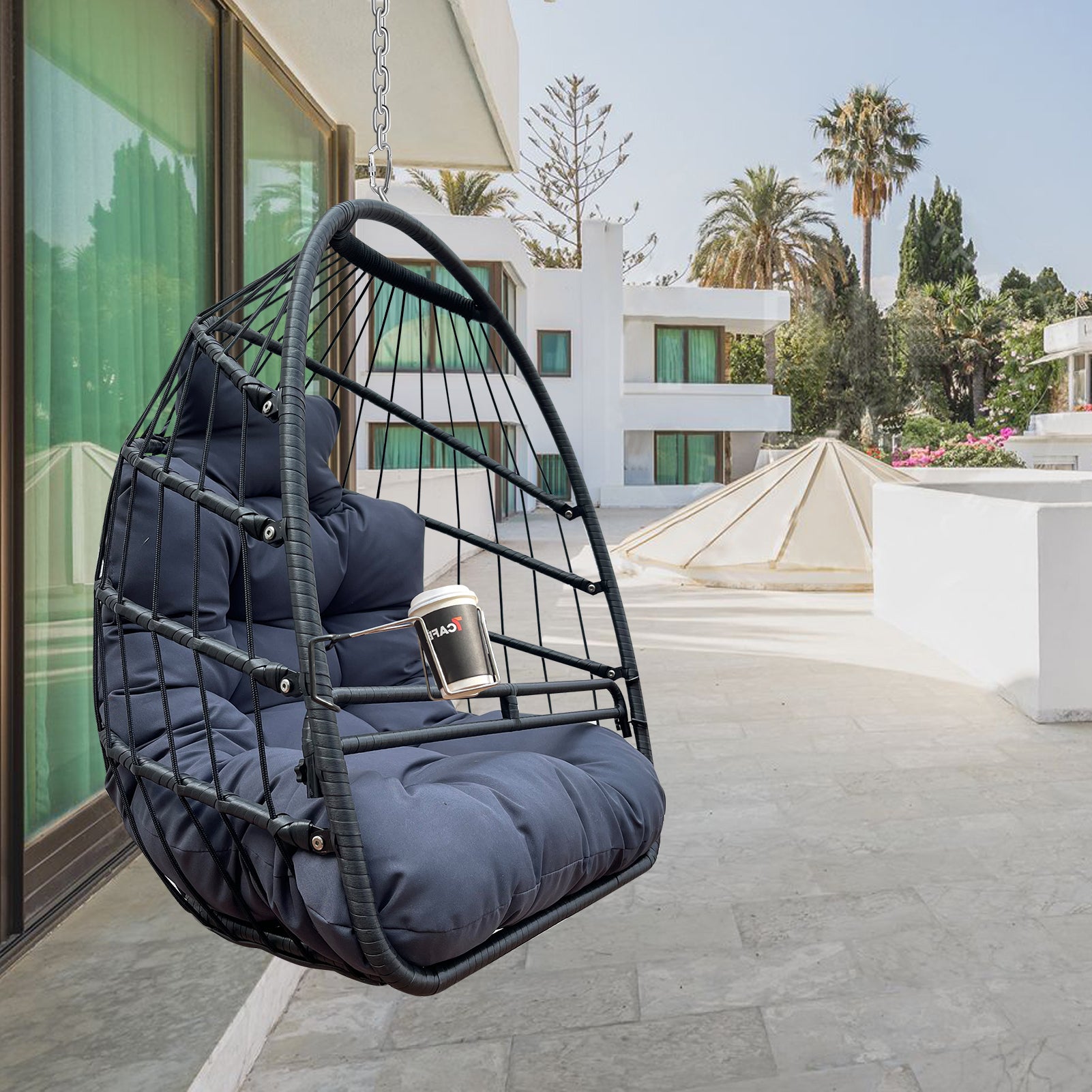 Swing Hammock Egg Basket Chairs Without Stand Indoor Outdoor, Uv Resis