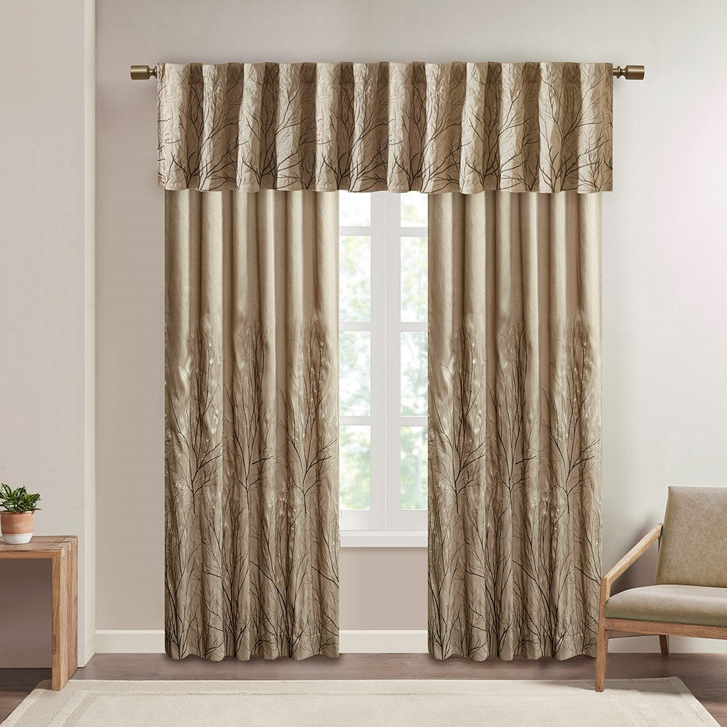 Curtain Panel Only 1 Pc Panel Tan Polyester