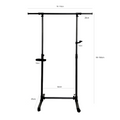 Short Clothing Racks For Hanging Clothes With Bottom Shelves And Wheels Heavy Duty Rolling Clothes Rack Kids Clothing Rack For Adult Coat, Closet, Wardrobe Black Black Metal