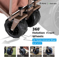 4 Folding Campers Black Brown Metal