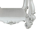Bone White End Table With Bottom Shelf White Primary Living Space Traditional Poplar Shelves Rectangular Wood Plastic