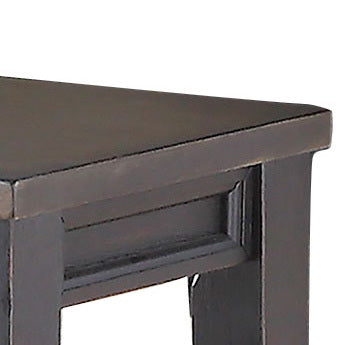 Raven Noir Bench Dark Brown Dark Brown Wood