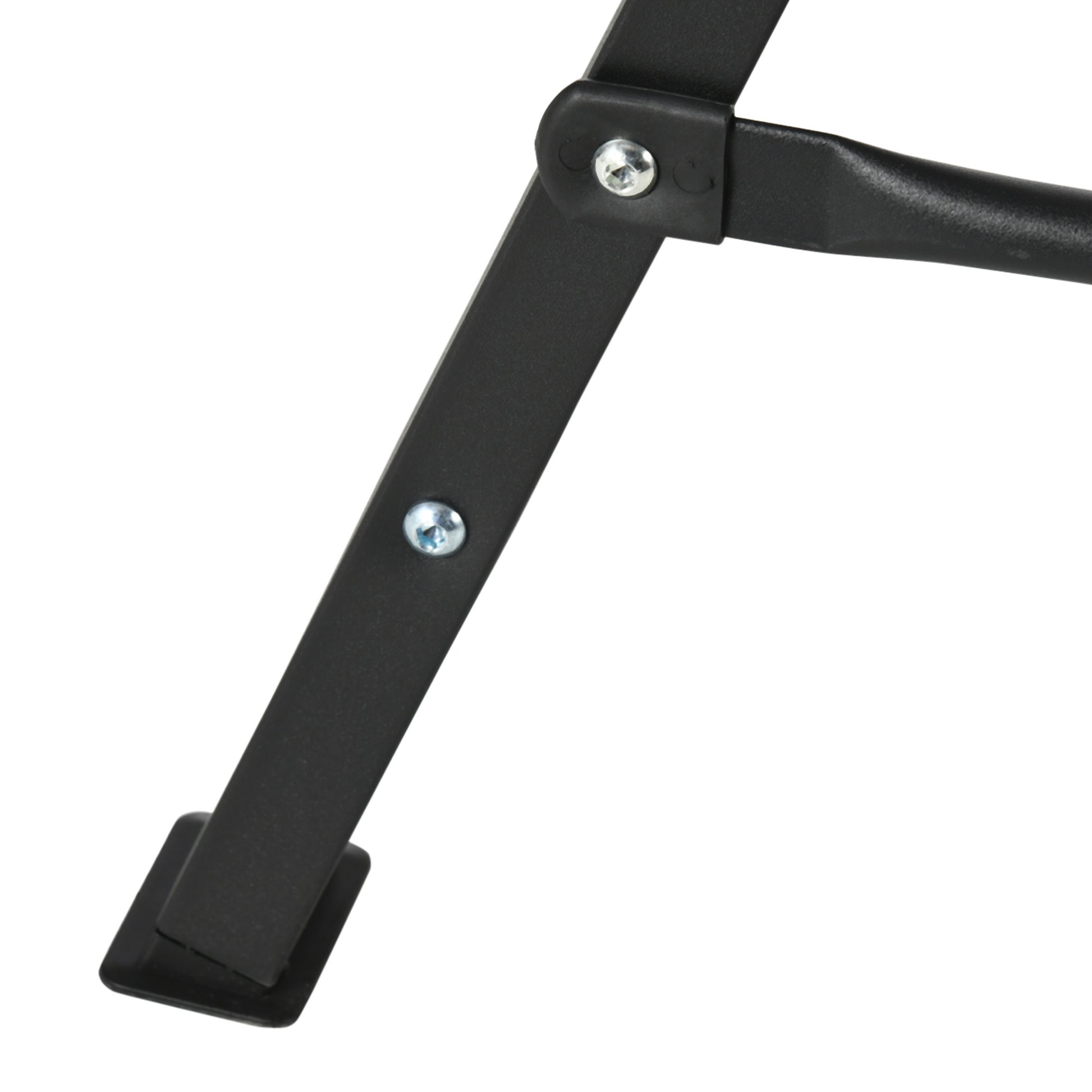 Outsunny Metal Porch Swing Stand, Heavy Duty Swing Frame, Hanging Chair Stand Only, 528 Lbs Weight Capacity, For Backyard, Patio, Lawn, Playground, Black Black Steel