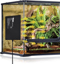8 By 12 Inch 16W Reptile Heat Mat, Under Tank Warmer Terrarium Heat Pad For Turtles Lizards Frogs And Other Small Animals, Multi Sizes Black Pvc