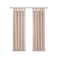 Twist Tab Lined Window Curtain Panel Only 1 Pc Panel Blush Polyester