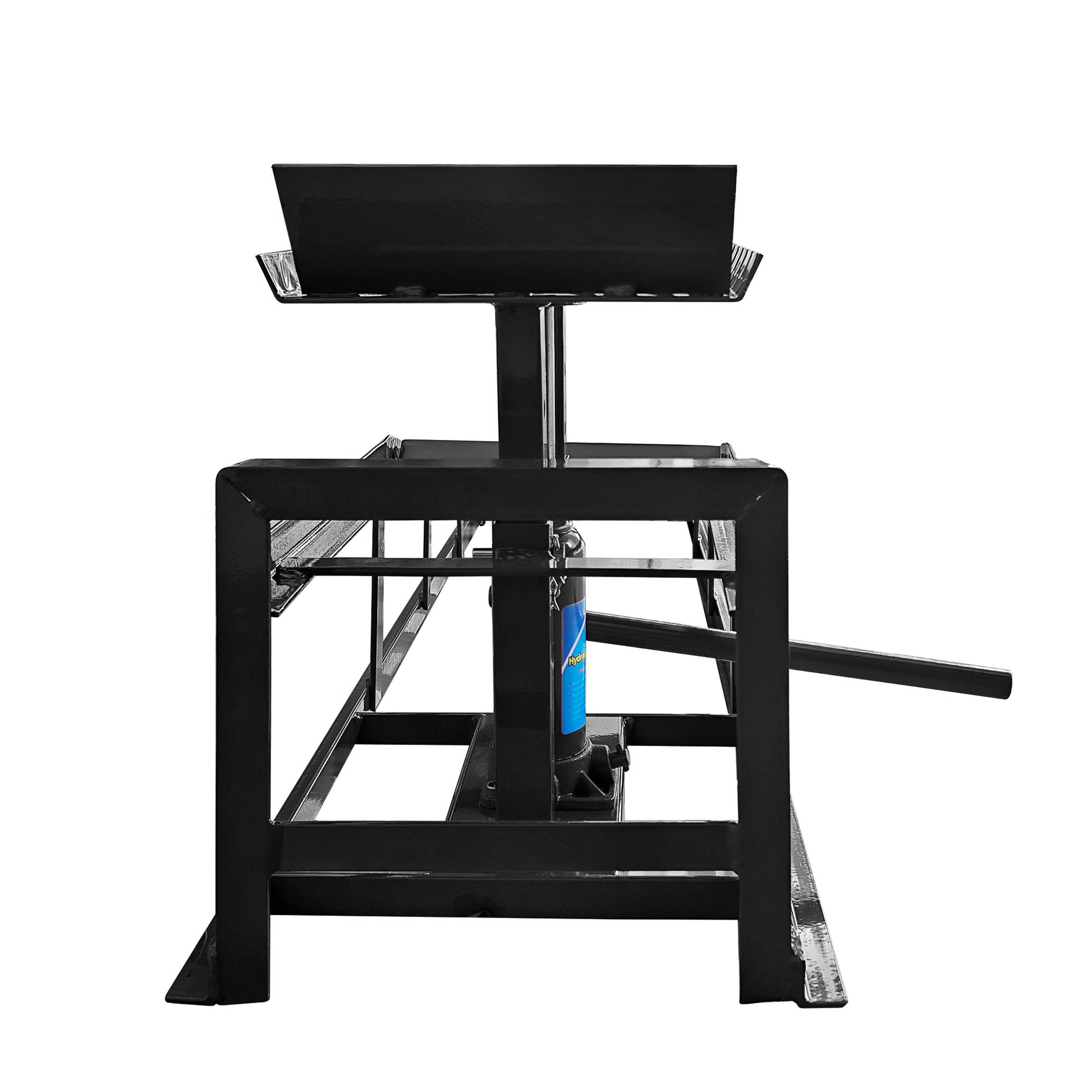 Hydraulic Car Ramps, 2 Pack Car Ramp High Lift, 11000Lbs Automotive Truck Cars Service Ramps, Low Profile Oil Change Ramps With Support Jack For Car Truck Trailer Garage Repair Black Black