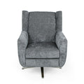 Swivel Chair Grey Fabric