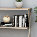 Console Table With 3 Self Kd Natural Wood