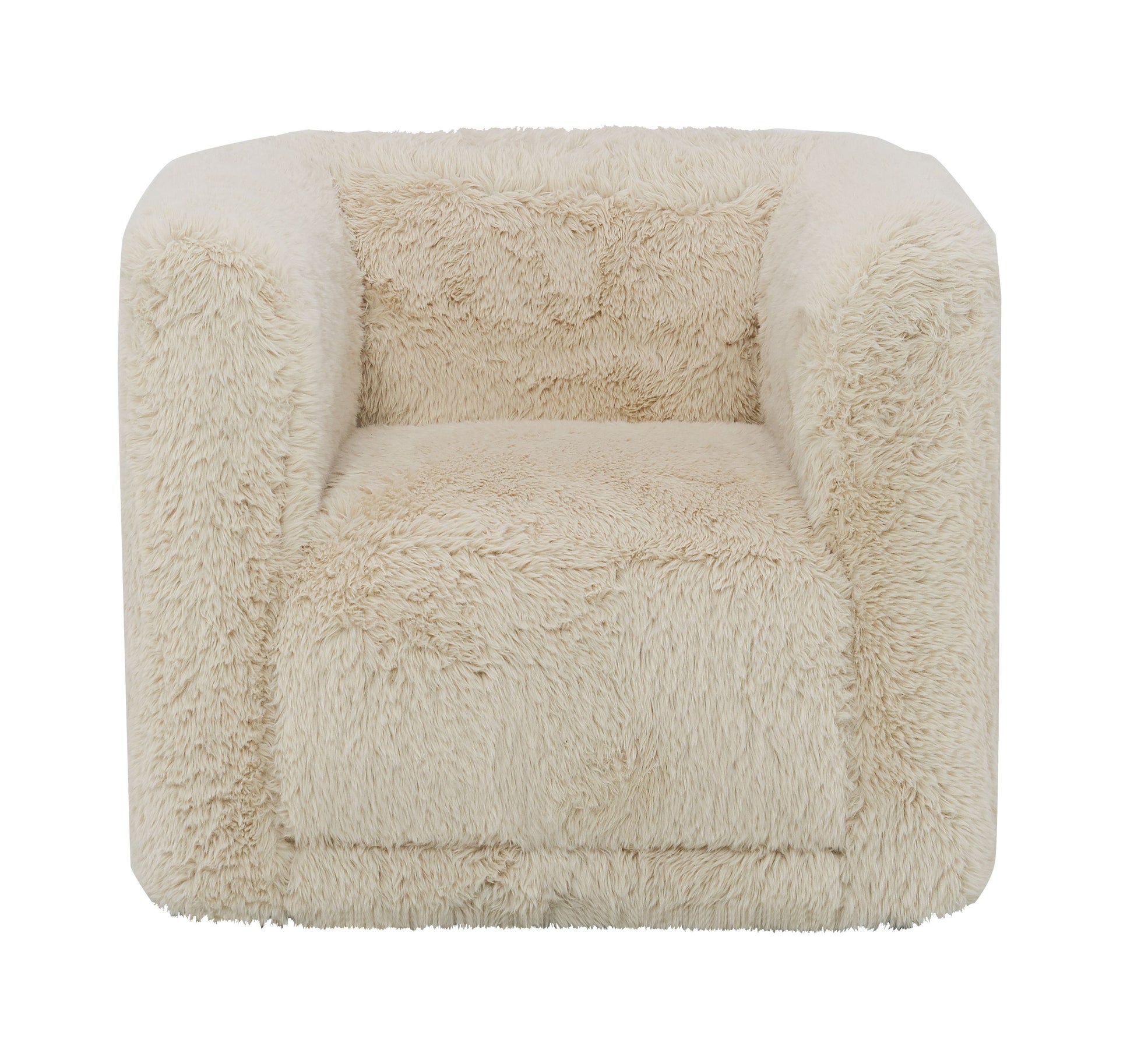 Beige Swivel Accent Chair Beige Primary Living Space Linen