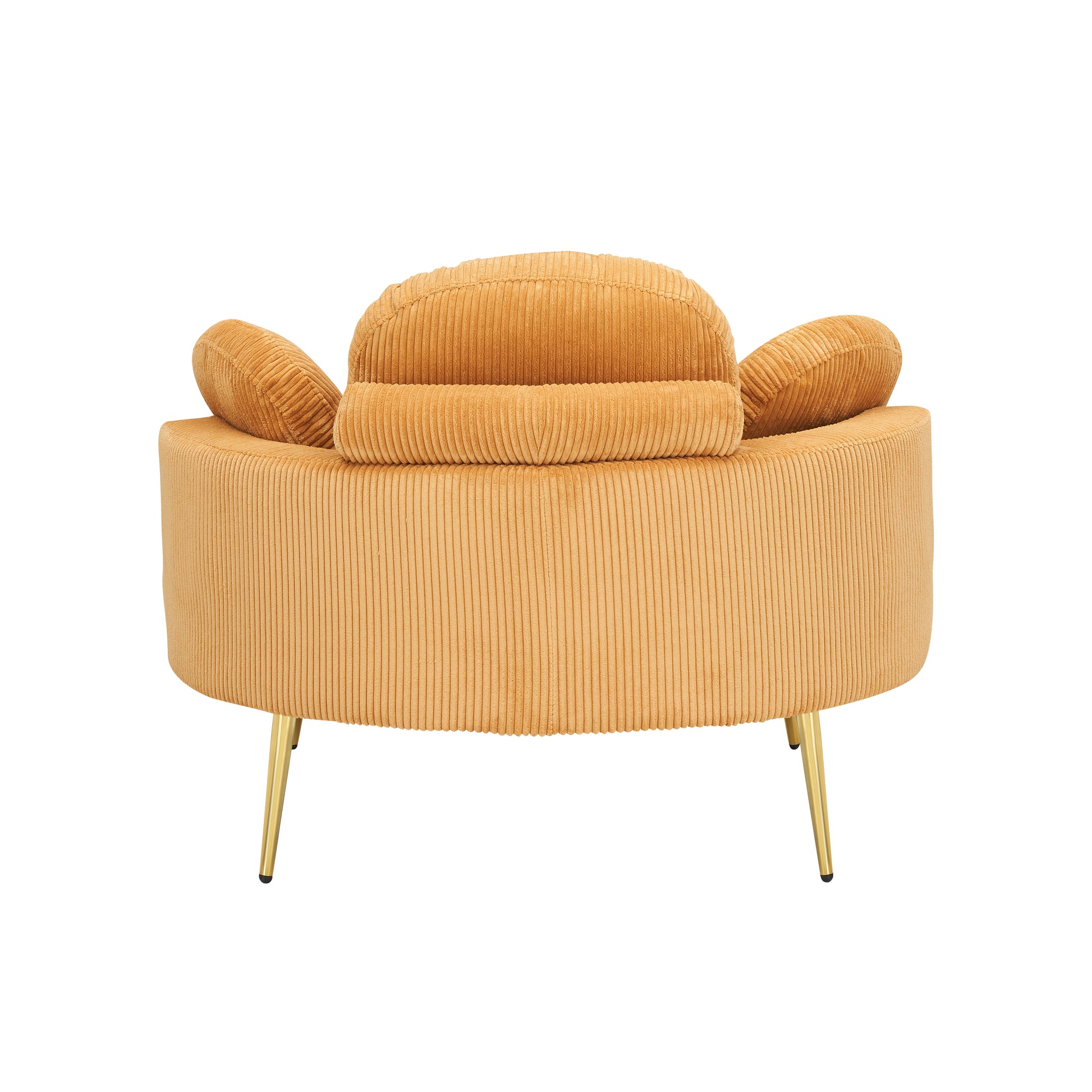 61 Inches Yellow Comfortable Seat, Small Sofa With Small End Table, Suitable For Lunch Break Casual Afternoon Tea Time Seat, Suitable For Small Apartment, Bedroom, Space Balcony Small Sofa Yellow