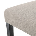 Dining Chair Light Grey Fabric