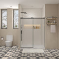 Glass Shower Door, Sliding Door, With 5 16