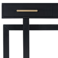 Elegant Console Table With Three Drawers, Extra Long Entryway Table For Entryway, Hallway, Living Room, Foyer, Corridor Black Primary Living Space Artsy Drawers Mdf