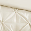 7 Piece Tufted Comforter Set Ivory King King Ivory Polyester