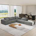 Modern Upholstered Sectional Sofa Couch Set,Modular 132