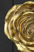 S 2 Gold Rose Hanging Wall Accents Gold Resin