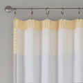 Polyoni Pintuck Curtain Panel Only 1 Pc Panel Grey Multi Silk