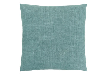 Pillows, 18 X 18 Square, Insert Included, Decorative Throw, Accent, Sofa, Couch, Bedroom, Blue Hypoallergenic Polyester, Modern Light Green Polyester Polyester