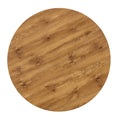 Round Dining Table For 4 6, 42 Inch Modern Kitchen Table Small Dinner Table Mdf Kitchen Dinning Table For Cafe Restaurant Wine Bar Home Office Conference Brown Farmhouse,Mid Century Modern,Modern Round Mdf