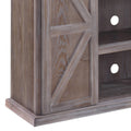 Rustic Natural 2 Door Tv Stand Natural Rustic Primary Living Space 40 49 Inches 40 49 Inches Solid Wood Mdf