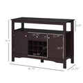 Homcom Coffee Bar Cabinet, Modern Sideboard