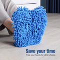 Microfiber Mop Slippers,Mop Slippers For Floor Cleaning,Machine Washable And Reusable,3Pieces,Suitable For Kitchen, Living Room And Other Occasions Blue,Green,Red Microfiber