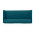 The Pacific Sofa Antique Blue Green Mid Century Modern Poplar Polyester 3 Seat