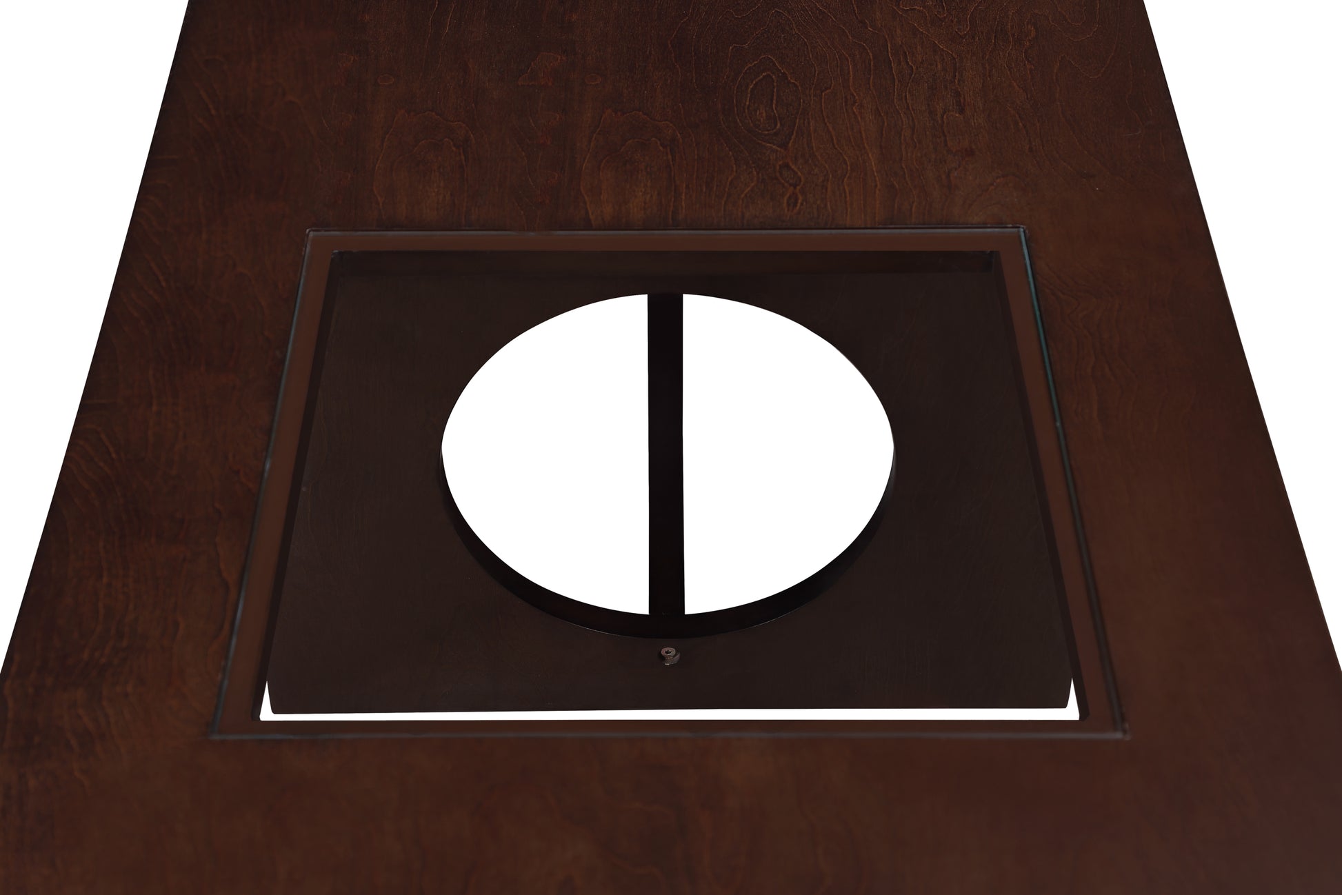 47" Contemporary Wood Rectangular Coffee Table With Clear Tempered Glass Top, Light Espresso Light Espresso Mdf Glass